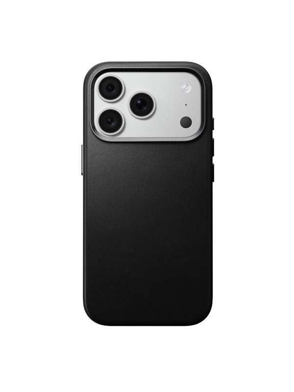 Nomad Traditional Leather Case - black - iPhone 18 Pro/17 Pro