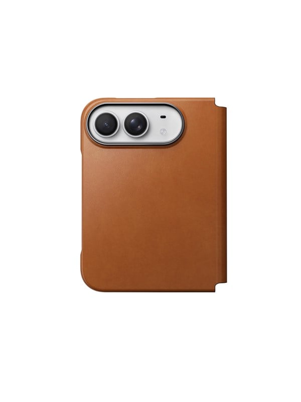 Nomad Traditional Leather Folio - Saddle (Horween Leather) - iPhone Duo