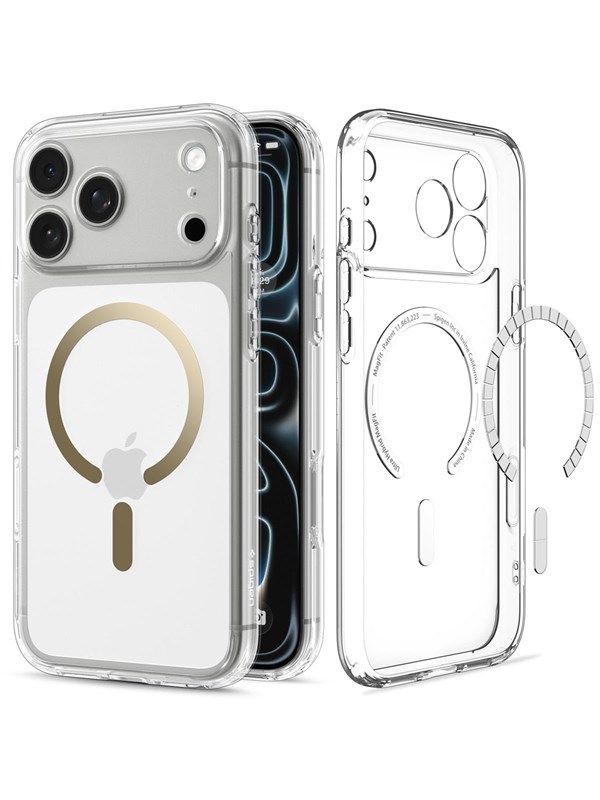 Spigen Ultra Hybrid MagSafe - clear gold - iPhone 18 Pro Max/17 Pro Max