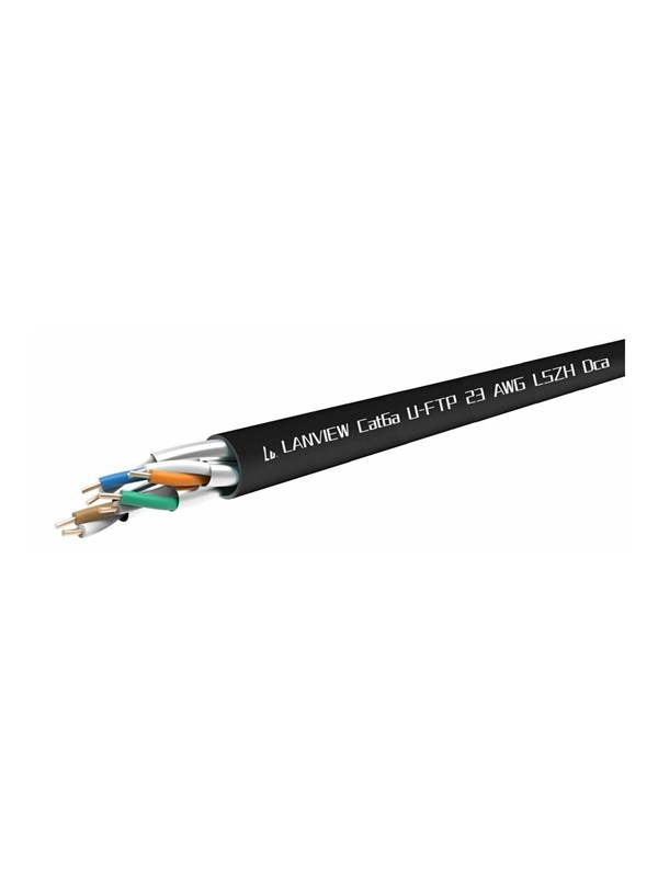Lanview bulk cable - 305 m - black - Svart