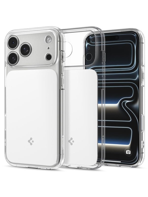 Spigen Ultra Hybrid T MagSafe - glossy white - iPhone 18 Pro/17 Pro