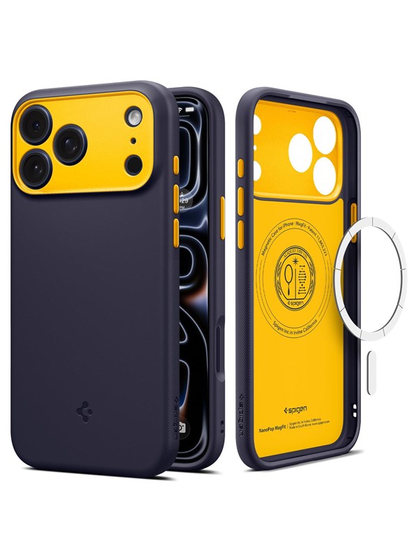 Spigen Nano Pop MagSafe - blueberry navy - iPhone 18 Pro/17 Pro