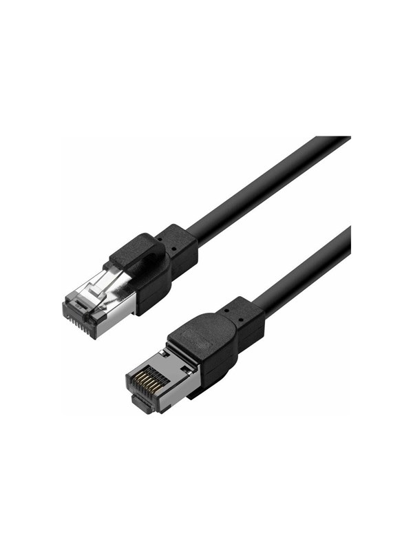 Lanview patch cable - 75 m - black - Svart - 75m