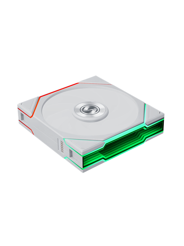 Lian Li UNI FAN TL FLEX 120 - Kabinettvifte - 120mm - Hvit med RGB-lys - 33 dBA