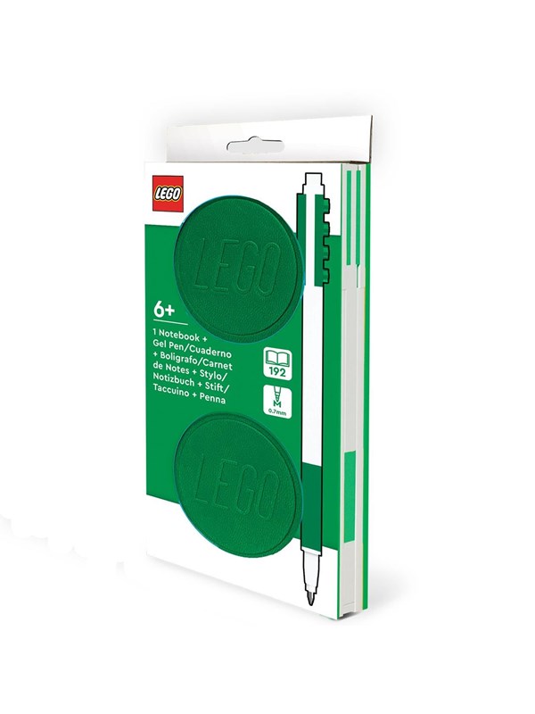 4003064-53697 ® Locking Notebook with Gel Pen Green- 1x2