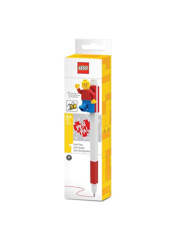 LEGO Rød gelpenn med minifigur