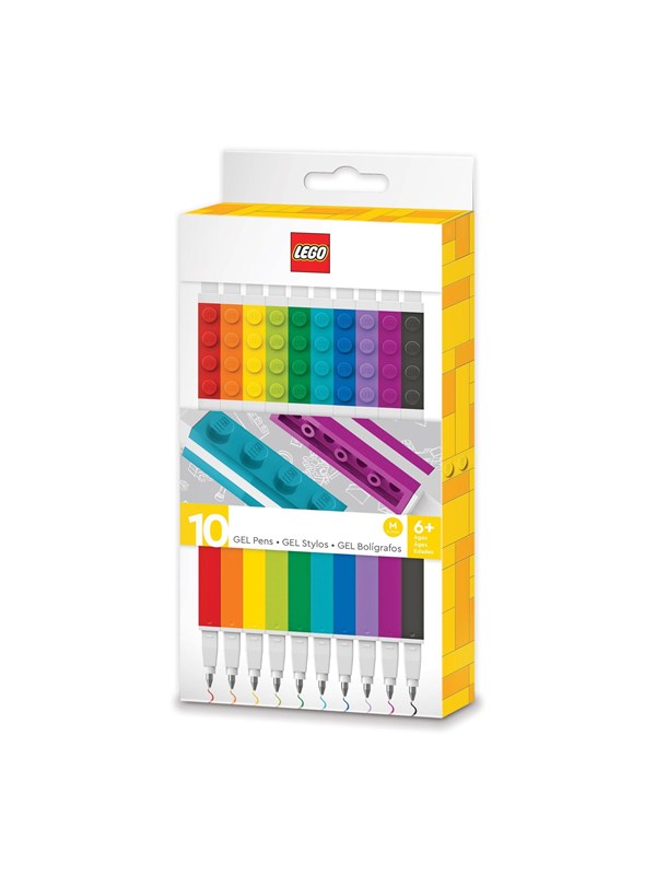 LEGO Skrivesaker gelpenner 10-pakning