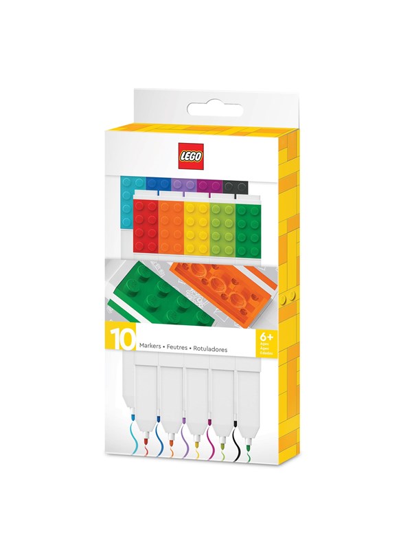 LEGO Skrivesaker tusjer 10-pakning