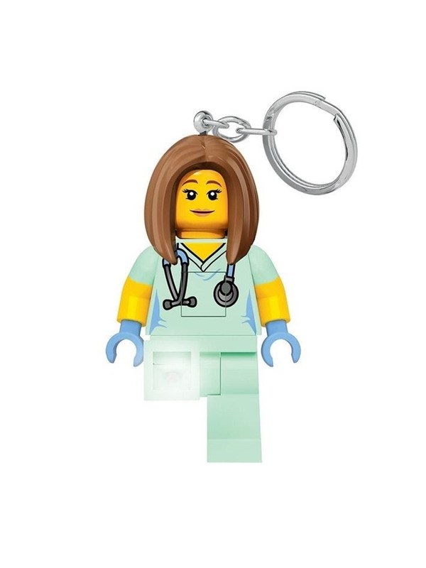 LEGO Minifigure sykepleier LED nøkkelring 4006036-LGL-KE156H