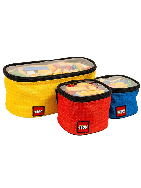 LEGO Oppbevaringsposer 3-pakning. S, M & L, 1,5 L