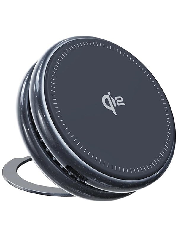 Torras Ostand PolarCircle 15W Wireless MagSafe charger with cooling & kickstand - Black