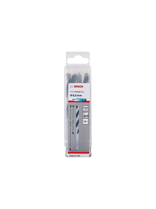 Bosch HSS PointTeQ Drill Bit 8.5mm 10pcs