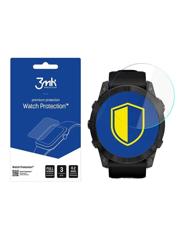 3mk Tempered Glass Watch Protection FlexibleGlass for Garmin Fenix 7X (51mm)
