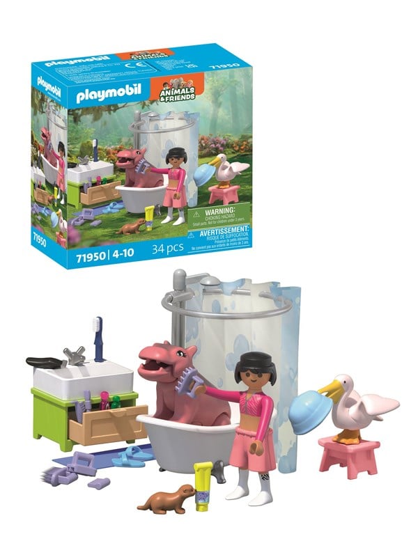 Playmobil Dyr og venner - Animals & Friends Pet Bath Fun - 71950