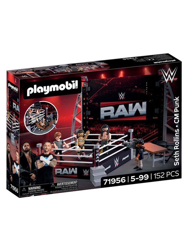 Playmobil - WWE RAW Ring Collector's Set - 71956