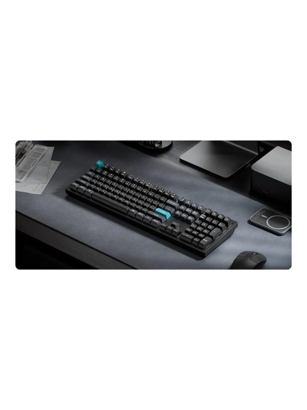 Keychron Q6 Ultra - keyboard full size - QWERTY - US - black Input Device - Tastatur - Engelsk (USA) - Svart