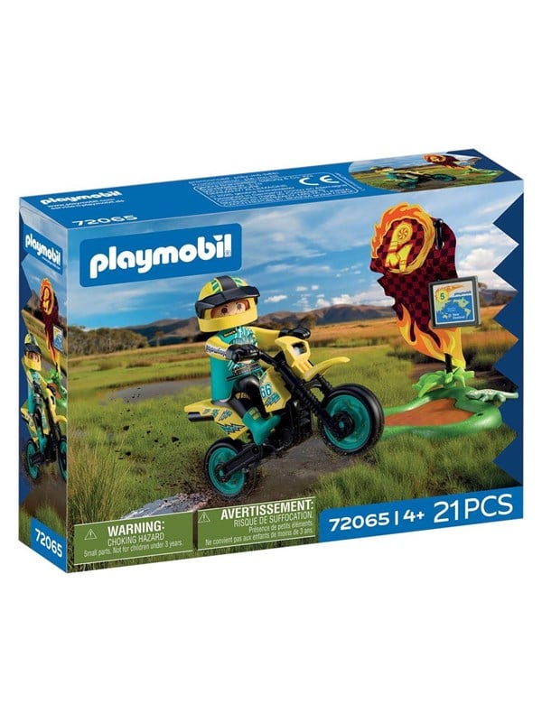 Playmobil - Cars Offroad Motorfiets - 72065