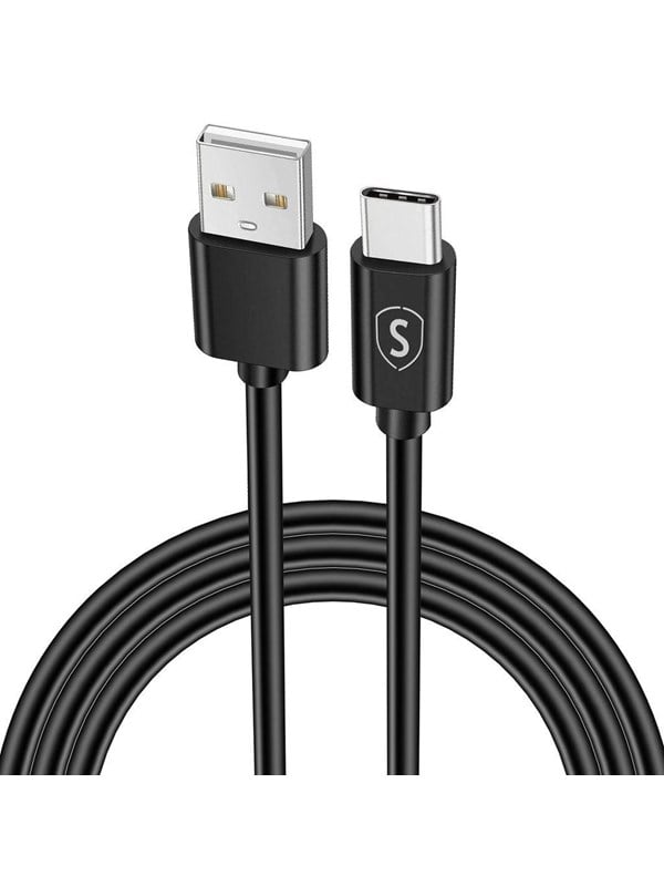 SiGN USB-C Cable with Fast Charging for Samsung Galaxy models - 2.1A - 1.2m - Black