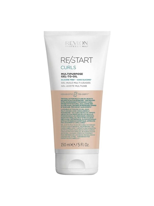 Restart Curls Gel To Oil 150 Ml - Hvit