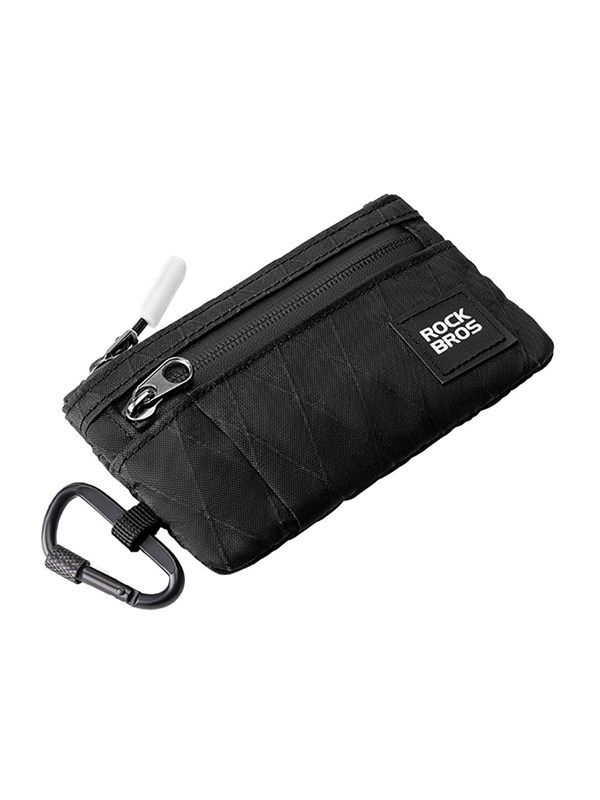 Rockbros Travel Wallet with Carabiner - Black