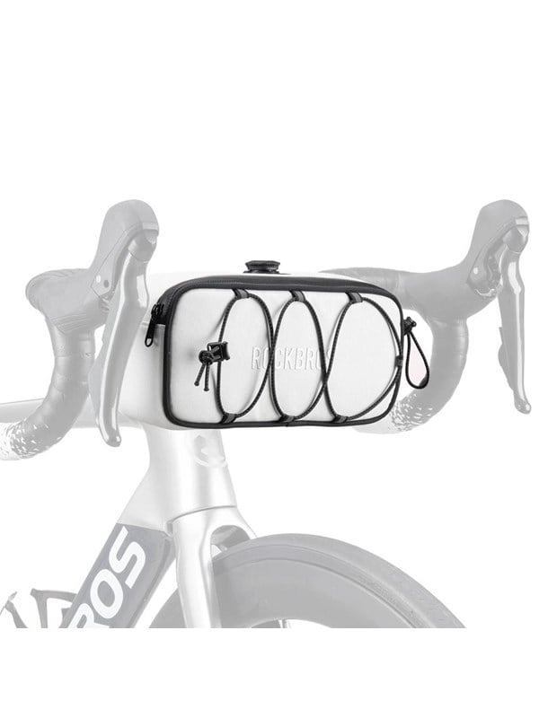 Rockbros TL001 ROAD TO SKY 1.9L Waterproof Handlebar Bike Bag - White