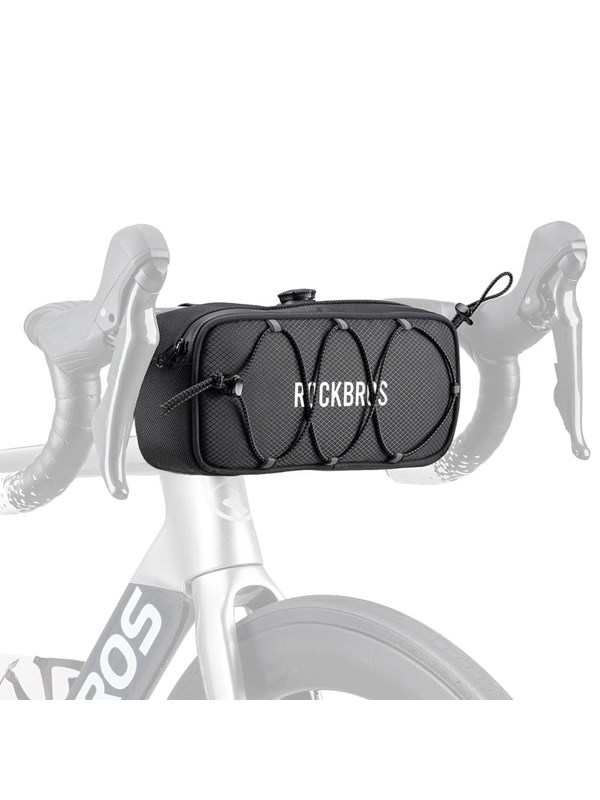 Rockbros TL001 ROAD TO SKY 1.9L Waterproof Handlebar Bike Bag - Black
