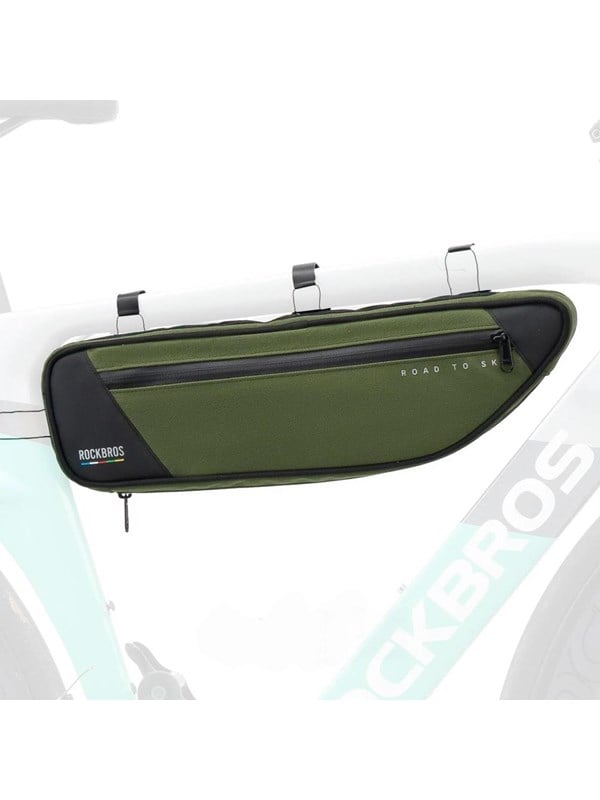 Rockbros TL003 ROAD TO SKY 2L Frame Bag Waterproof - Green