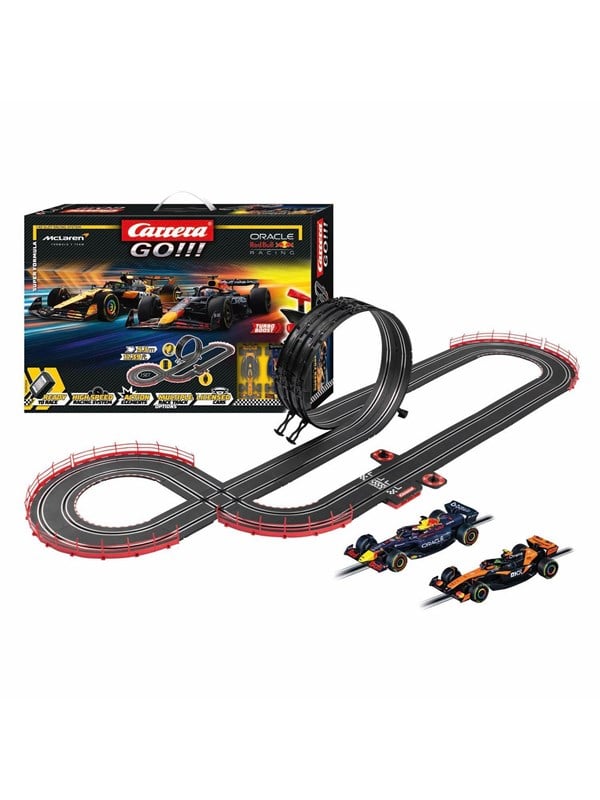 Carrera GO!!!GO!!! Race Track Super Formula - M. Verstappen No. 1 vs. L. Norris No. 4