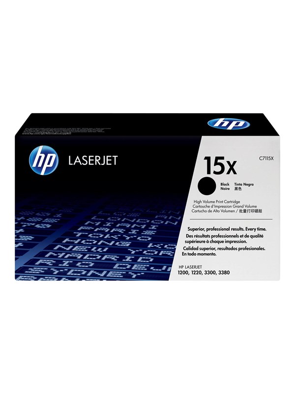 HP C7115X / 15X High Capacity Black Toner