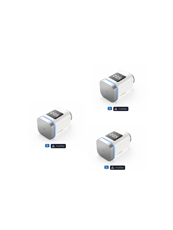 Bosch Smart Home-radiatortermostat II [+M] 3-pakning