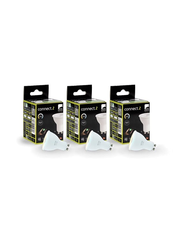 EGLO GU10 LED-Z MATTER CCT ​​4.9W 420lm opal – 3 pack