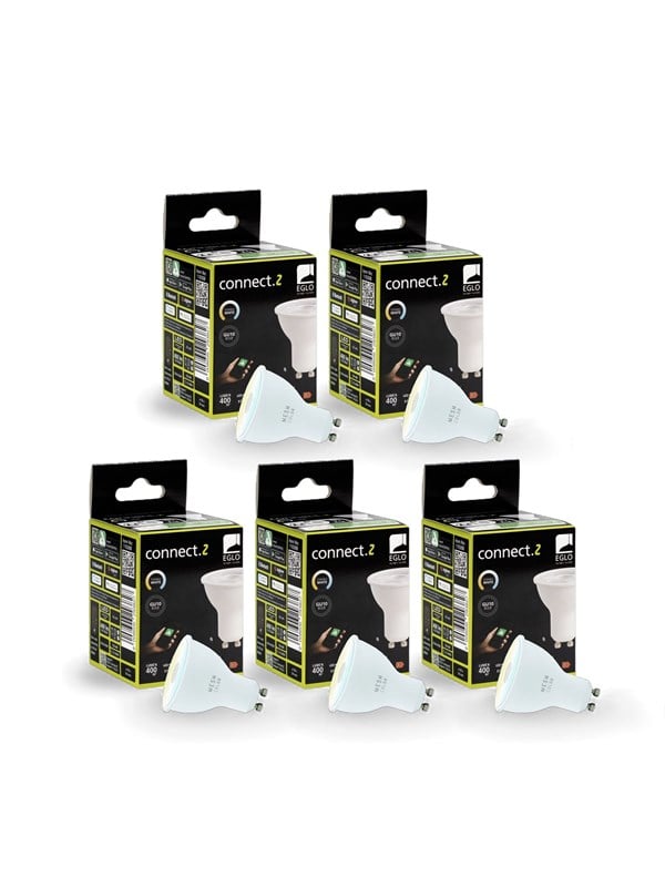 EGLO GU10 LED-Z MATTER CCT ​​4.9W 420lm opal – 5 pack