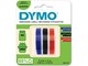 Papir, Fotopapir & Etiketter - DYMO ® Embosser Tape 9mm x 3m Red + Blue + Black 3-Blister - S0847750