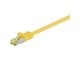 Nettverkskabel - Pro LAN CAT 7 S/FTP - Gul - 0.5m - 4040849915758