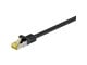 Nettverkskabel - Pro LAN CAT 7 S/FTP - Svart - 0.5m - 4040849915819