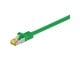 Nettverkskabel - Pro LAN CAT 7 S/FTP - Grønn - 0.5m - 4040849915772