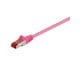 Nettverkskabel - Pro LAN CAT 6 STP - Rosa - 5m - 4040849934414