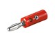 Lydkabel - Pro Banana Plug 4mm - Red - 4040849113758