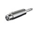 Lydkabel - Pro XLR Adapter 3pin XLR F - Jack M - 4040849275142