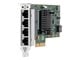 Nettverksadapter - Hewlett Packard Enterprise Ethernet 1Gb 4-port 366T Adapter - 811546-B21