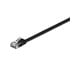 Nettverkskabel - Pro LAN CAT 6 UTP Flat - Svart - 10m - 4040849953811