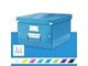 Arkivering & Oppbevaring - Leitz Oppbevaringsboks Click & Store WOW Medium Blå - 60440036