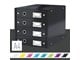 Arkivering & Oppbevaring - Leitz Skuffkabinett Click & Store WOW 4 skuffer Sort - 60490095
