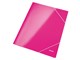 Mapper & Ordrebrett - Leitz Strikkmappe WOW kartong A4 Rosa - 3982-00-23