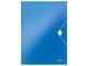 Mapper & Ordrebrett - Leitz Strikkmappe WOW PP A4 Blå - 45990036