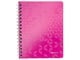 Blokker & Notisbøker - Leitz Notatbok WOW PP A5 Linjer 80 ark Rosa - 46390023