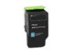 Printertilbehør blekk/toner - Lexmark 78C2XC0 return-toner cartridge Cyan extra - 78C2XC0