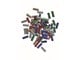 Verktøy - Bosch Gluey limpatroner glitter blanding 70 stk., glitterblanding - 2608002006
