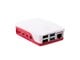 Kabinett - Raspberry Pi 4 Case - Red/White - Kabinett - Raspberry Pi - Hvit - RPI4-CASE-RW