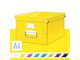 Arkivering & Oppbevaring - Leitz Oppbevaringsboks Click & Store WOW Medium Gul - 60440016